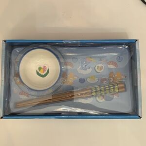 CareBears Ceramin Sushi Plate Set